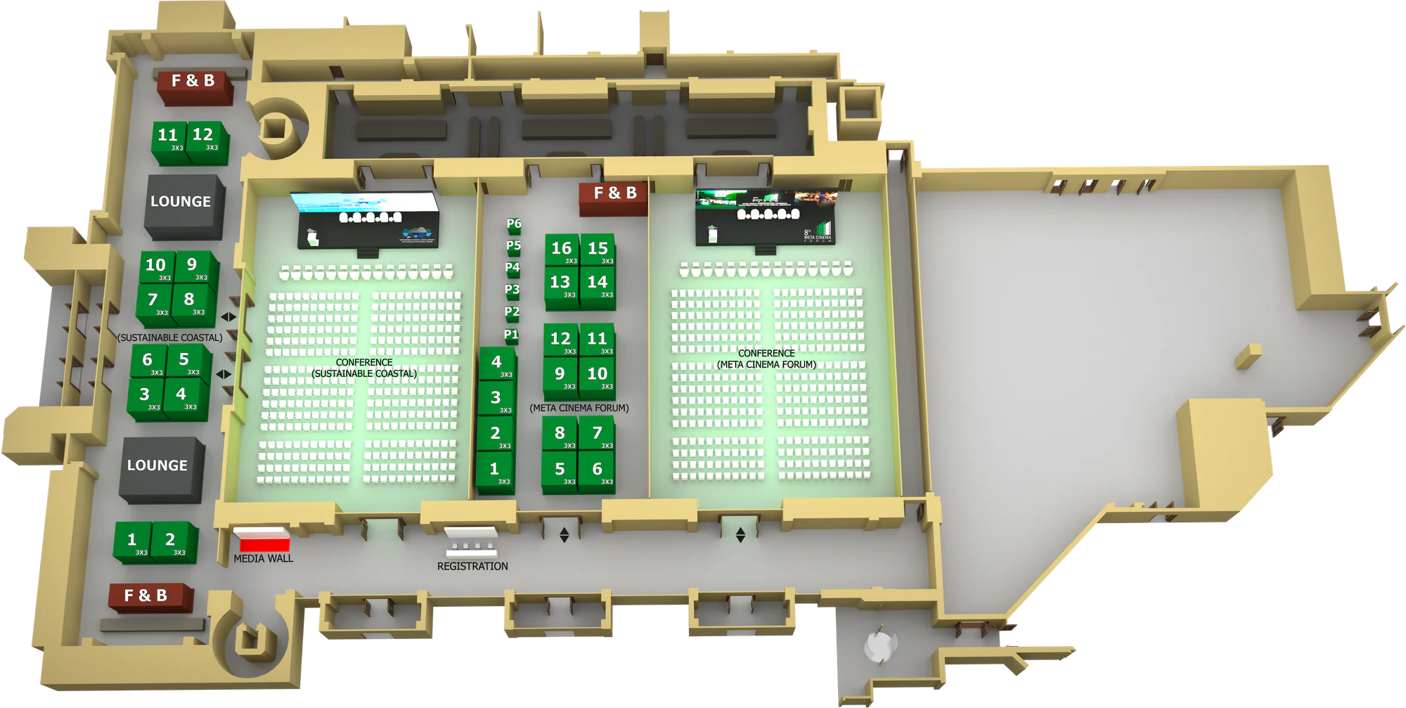 Meta Cinema Forum 2026 floor plan